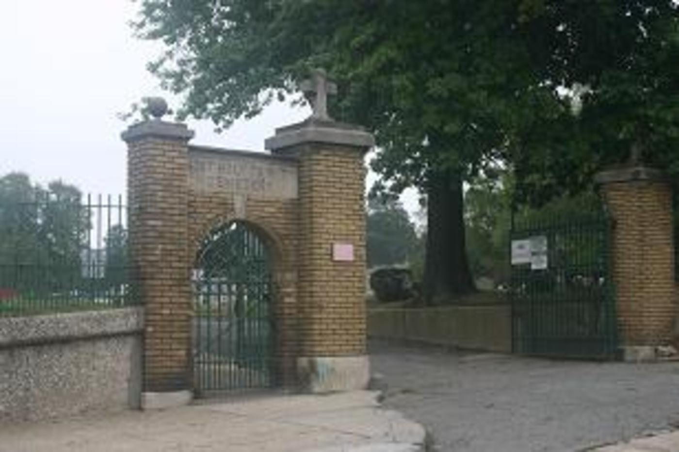 Cemetery Entrance in 2005