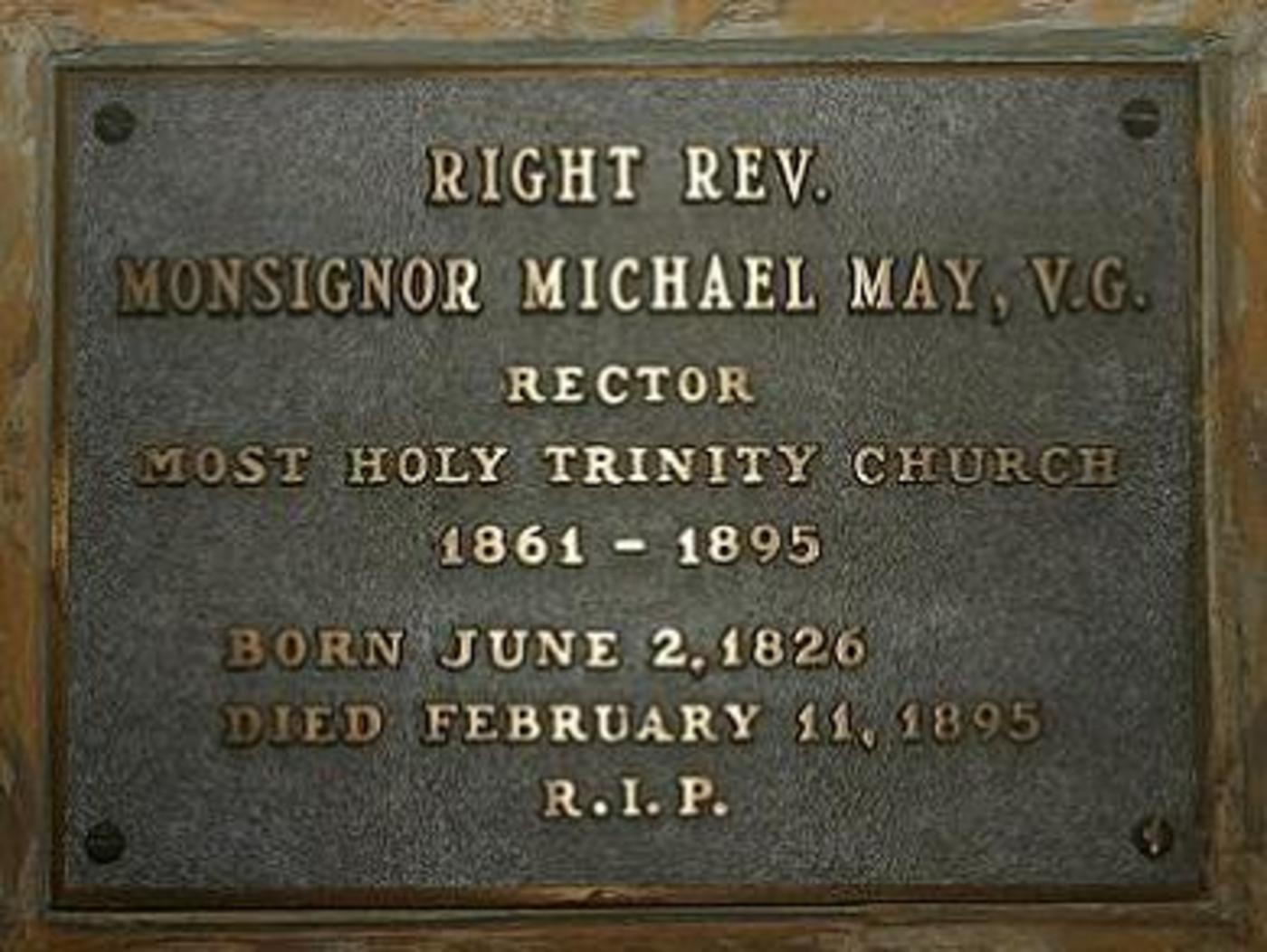 Monsignor Michael May Crypt